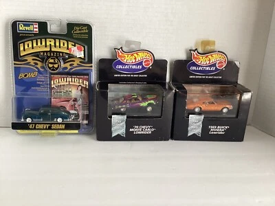 3 Hot Wheels and Revell Lowriders 1/64 scale - Image 1 of 4
