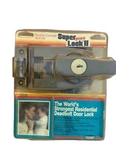 Super Guard Lock II Unopened 40-8154  World’s Strongest Residential Deadbolt