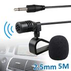 Long Lasting Car Microphone with U Type Fixing Clamp 2 5mm Connector 5m Cable