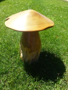 Nº 3630 hongo de madera hongo decorativo tope de puerta nuevo - Imagen 1 de 6