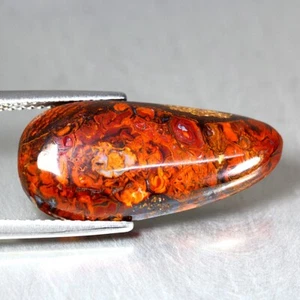9.69 CT 21x10 MM 100%NATURAL AUSTRALIAN KOROIT BOULDER OPAL LOOSE GEMSTONE - Picture 1 of 3