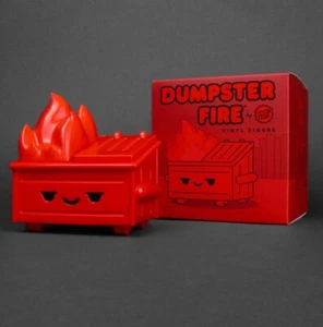 Red Hot Dumpster Fire 2023 NYCC Modellino Esclusiva Edizione Limitata 100% Vinile Morbido - Foto 1 di 6