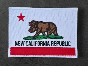 NEW CALIFORNIA REPUBLIC STATE FLAG 2 HEAD BEAR FALLOUT FULL COLOR HOOK PATCH - Picture 1 of 3