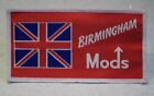 Mod Birmingham Mods . Embroidered Sew On Patch  (10.0Cm X 5.4Cm) .