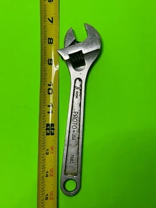 PROTO 8" Adjustable Wrench 7080 Made in USA Forged USA Professional - Picture 1 of 6
