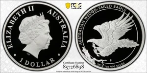 2014 Proof Australian Wedge-Tailed Eagle PCGS PR70DCAM Gold Shield (Secure +) - Picture 1 of 8