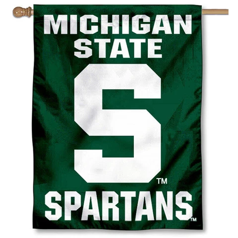MSU Spartans Banner Flag Cover