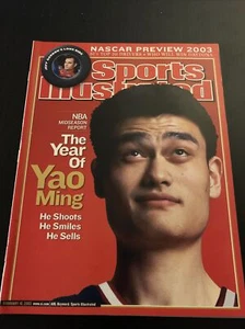 Yao Ming, Rockets Sports Illustrated Magazine February 10 2003 No Label! - Picture 1 of 11