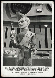 Somportex - 'Thunderbirds (B&W 90mm x 64mm)' (1966) - John Answers Distress Call - Picture 1 of 1