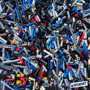LEGO 1000 Technic Pieces - Small Mix - Pins Axles Connectors Gears Tiny GBC - Picture 1 of 8