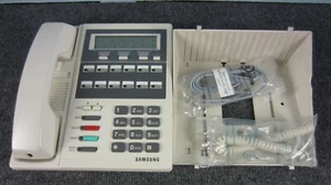 Samsung DCS 12B Display LCD Telefono Bianco 12 Pulsanti Ricondizionato - Foto 1 di 2