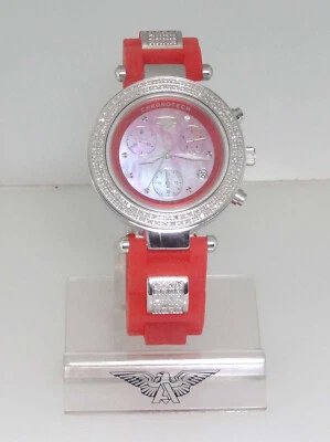 RELOJ CRONÓGRAFO CHRONOTECH SUIZO "PAVE'-ii R" 200METROS CUARZO *TOTALMENTE NUEVO CON CAJA Foto 1 de 4