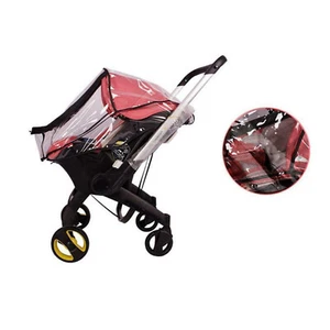 Housse pluie pour poussette Siège d'auto pour bébé Bouclier transparent étanche - Bild 1 von 5