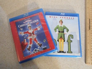 Christmas Vacation & ELF Classics 2 Blu Ray Chevy Chase Will Ferrell Holiday - Picture 1 of 7