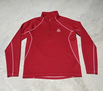 Polo de rendimiento para hombre 1/4 cremallera Sunset Hills Country Club Illinois talla M Sunice Foto 1 de 4