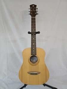 Luna Safari Muse Spruce 3/4 Acoustic Travel Guitar with Case - Picture 1 of 13