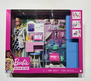 Barbie You Can Be Doctor with Clinic Medical Doll with Play Set with Medical Acc - Picture 1 of 6
