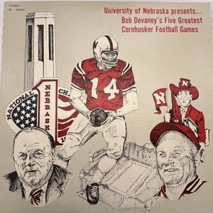 UNIVERSITY OF NEBRASKA FOOTBALL Bob Devaney's Five Greatest Cornhucker Football - Picture 1 of 6
