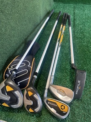 Wilson Profile JGI Jr. 5p Golf Set~Yellow~Putter 27”~Ages 8-11, Height 50”-56” - Image 1 of 4