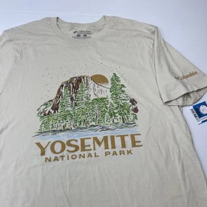 Columbia Sportwear Yosemite National Park Grafik T-Shirt Herren Gr. Medium Neu - Bild 1 von 10
