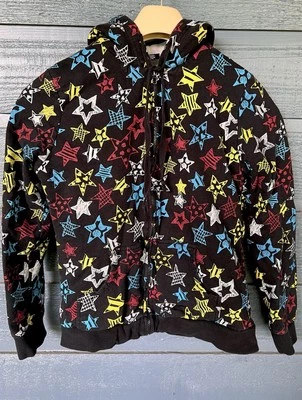 Rue21 Brand graphic, zip up hoodie jacket With Stars - Image 1 of 4