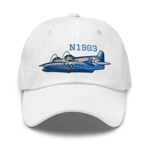Gorra clásica bordada para avión Flyboy Toys GRUMMAN HU-16B - agrega tu N# - Imagen 1 de 35