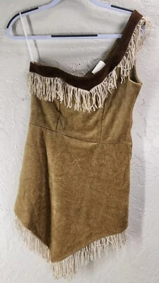 Vestido Corto Disfraz Nativo Americano Colección Western Personajes Tabi Vintage Foto 1 de 4