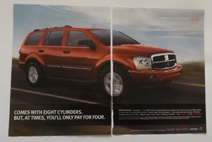 Vintage side-by-side printed ad 2006 Dodge DurangoFull colored 11x16 in - Picture 1 of 7