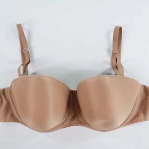 Fantasie Bra Size 38E Underwire Smoothing Strapless UW Moulded Nude Beige FL4530 - Picture 1 of 6