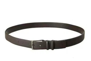 Belt Cavalli Class Men's Dark Brown 100% Leather Buckle Decorated - Picture 1 of 5
