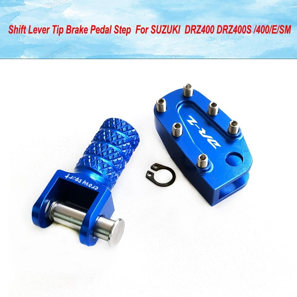 Apto para SUZUKI DRZ400S DRZ 400 DRZ400SM DRZ400E punta de palanca de cambios pedal de freno paso Foto 1 de 4