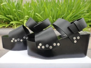 Proenza Schouler WALF CLOG MIT NIETEN Slingback Flachform Plateau Sandalen EUR 37 - Bild 1 von 12