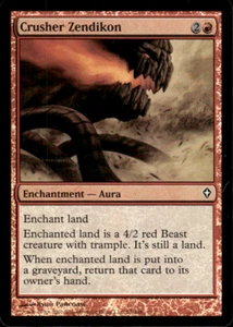 FOIL MTG Crusher Zendikon Worldwake Regular - Picture 1 of 2