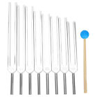 8pcs Extended Length Tuning Forks Hammer Tool Set Sound Healing Improve Slee BST