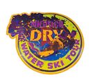 Michelob Dry Beer Metal Tin Water Skiing Ski Tour 1991 Large Sign 27&quot; x 24&quot;