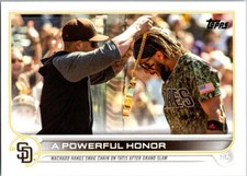 2022 TOPPS SERIES 2 A POWERFUL HONOR SAN DIEGO PADRES #648