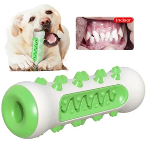 Dog Toy Bone Teeth Cleaning Dog Chew Toy Tough Dog Puppy Toothbrush Rubber - Picture 1 of 12