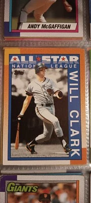 1990 Topps Will Clark All Star National League San Francisco Giants #397 - Image 1 of 2