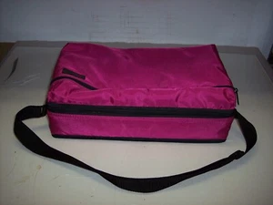 RED STARITE ZIPPERED STORAGE CASE FOR CASSETTE TAPES--HOLDS 30 TAPES #2 - Picture 1 of 8