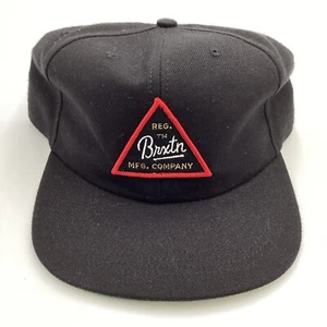 BRIXTON Black Snapback Cap Hat Adjustable "BRXTN" Logo - Picture 1 of 7