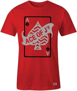 "Ace Of J's" T-Shirt to Match Retro 5 Red Suede "Flight Suit" - Picture 1 of 4