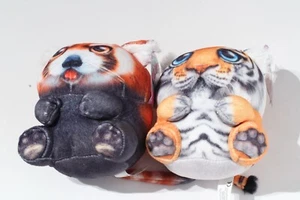 Lot of 2 - Wild Alive Tiger + Red Panda 6" Plush Doll Plushie - Brand New - Picture 1 of 2
