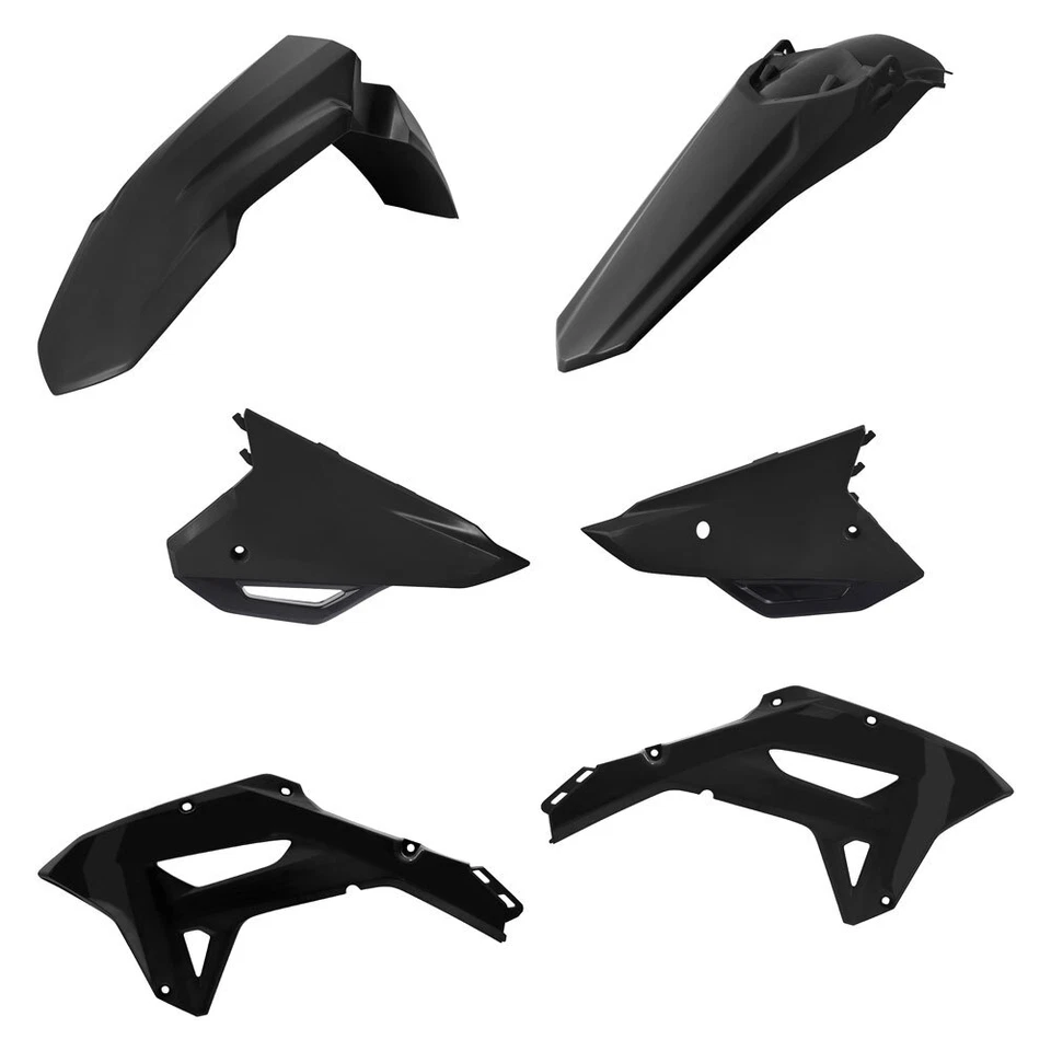 Acerbis Complete Plastic Kit Set Black Fits HONDA CRF250RX CRF450RX 2861790001 - Image 1 of 1