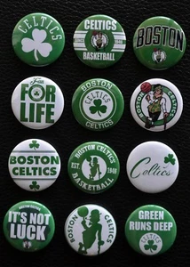 Boston Celtics - 1" Pinback Buttons  - Bild 1 von 2