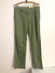 Sonoma Life Style Womens Pants Size 12 Short Green Original Straight Leg Pants - Picture 1 of 10