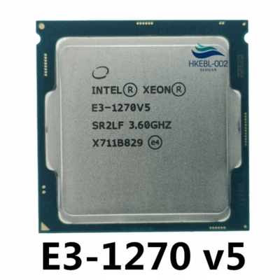 Intel Xeon E3-1270 V5  SR2LF 3.60Ghz Quad (4) Core LGA1151 80W CPU Processor - Image 1 of 3