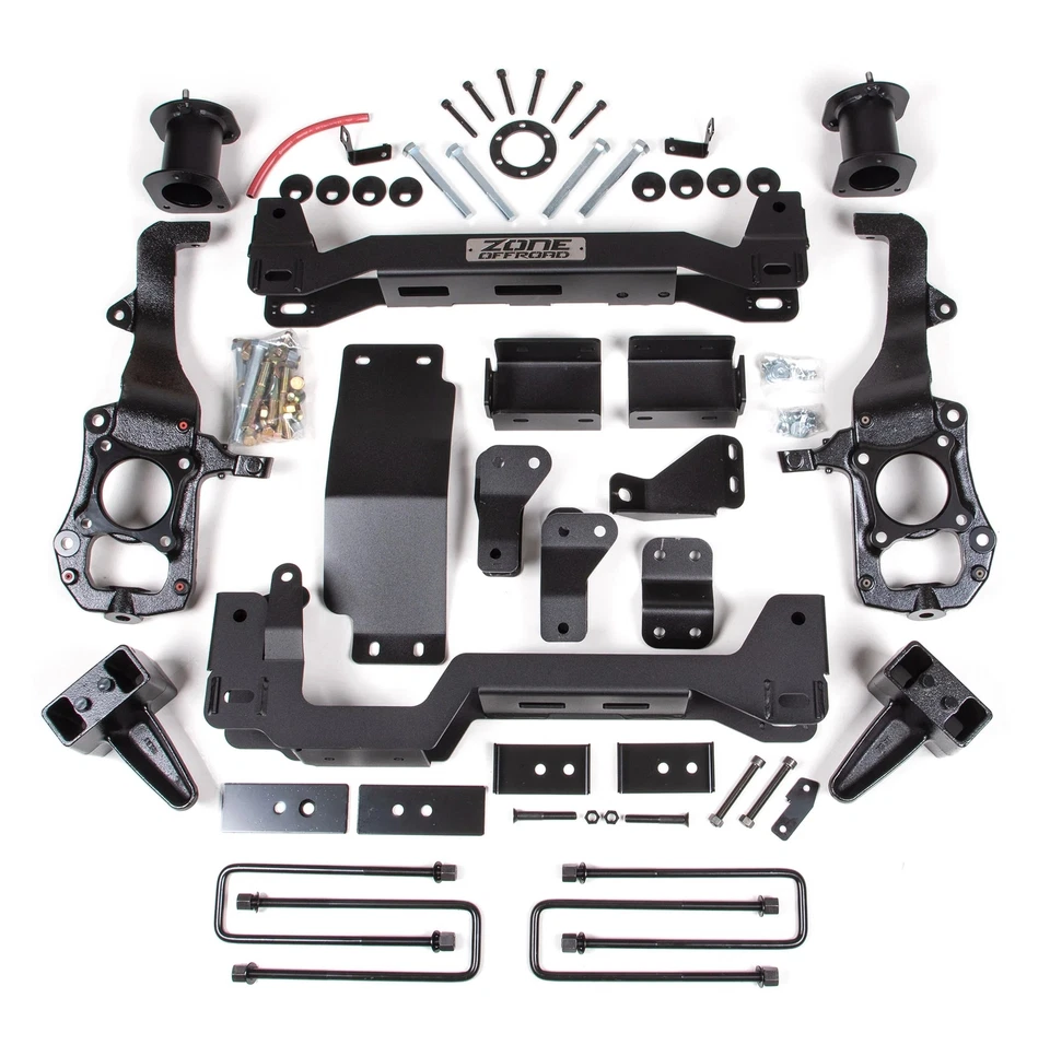 KIT ELEVADOR CROSSMEMBER ZONE 4", BLOQUES 2", SE ADAPTA A FORD F-150 2021-2025 4x4 Foto 1 de 1