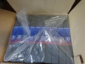 NEW SEALED 10-pack Sony BCT-30MLA FUC 30-Minute Betacam SP Video Cassette NTSC - Picture 1 of 3