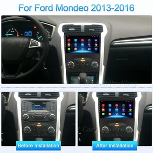 9'' Android 13 Car Radio Carplay GPS Navi Wifi BT For Ford Fusion Mondeo 2013-16 - Picture 1 of 11