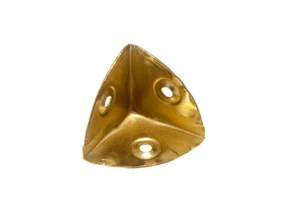 400 X Custodia Angolo Decorativo Protezione 28mm Acciaio Placcato Ottone Eb - Foto 1 di 1